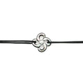 Bracelet Ilargia Nacre Grise sur Cordon