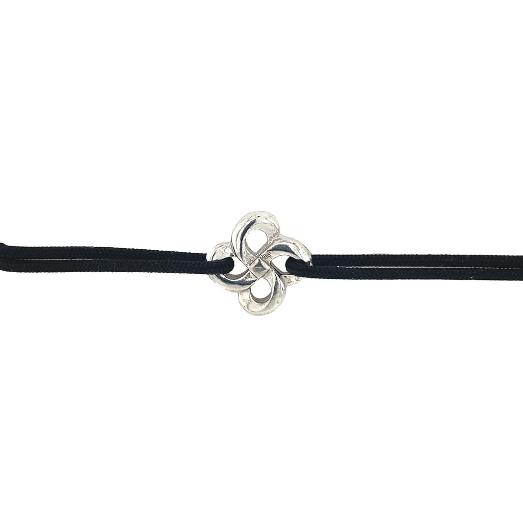 Bracelet  Cordon Zilarra Lauburu Argent