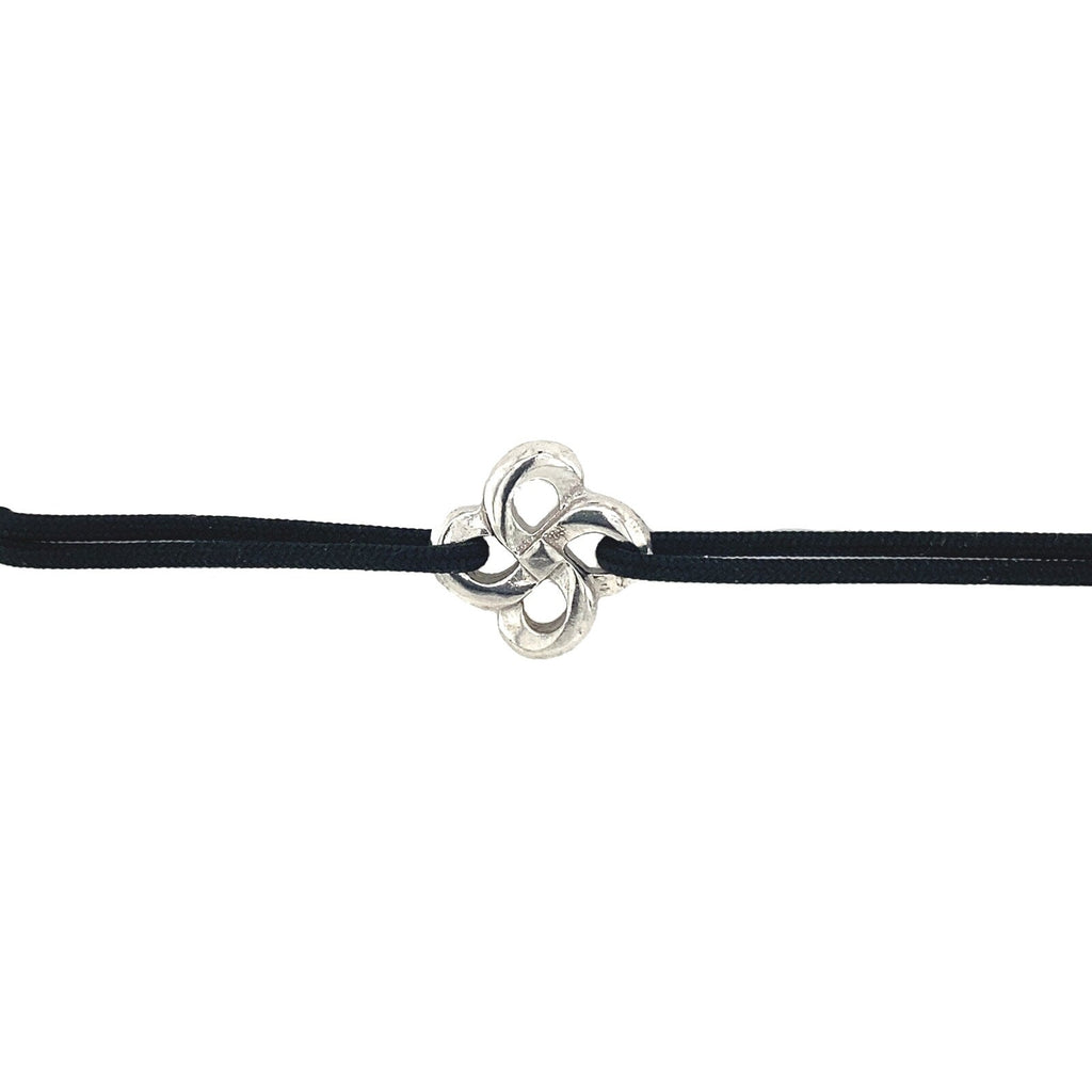 Bracelet  Cordon Zilarra Lauburu Argent