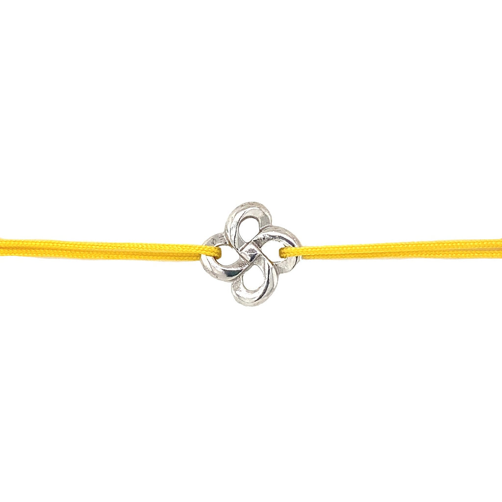 Bracelet  Cordon Zilarra Lauburu Argent
