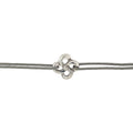 Bracelet  Cordon Zilarra Lauburu Argent