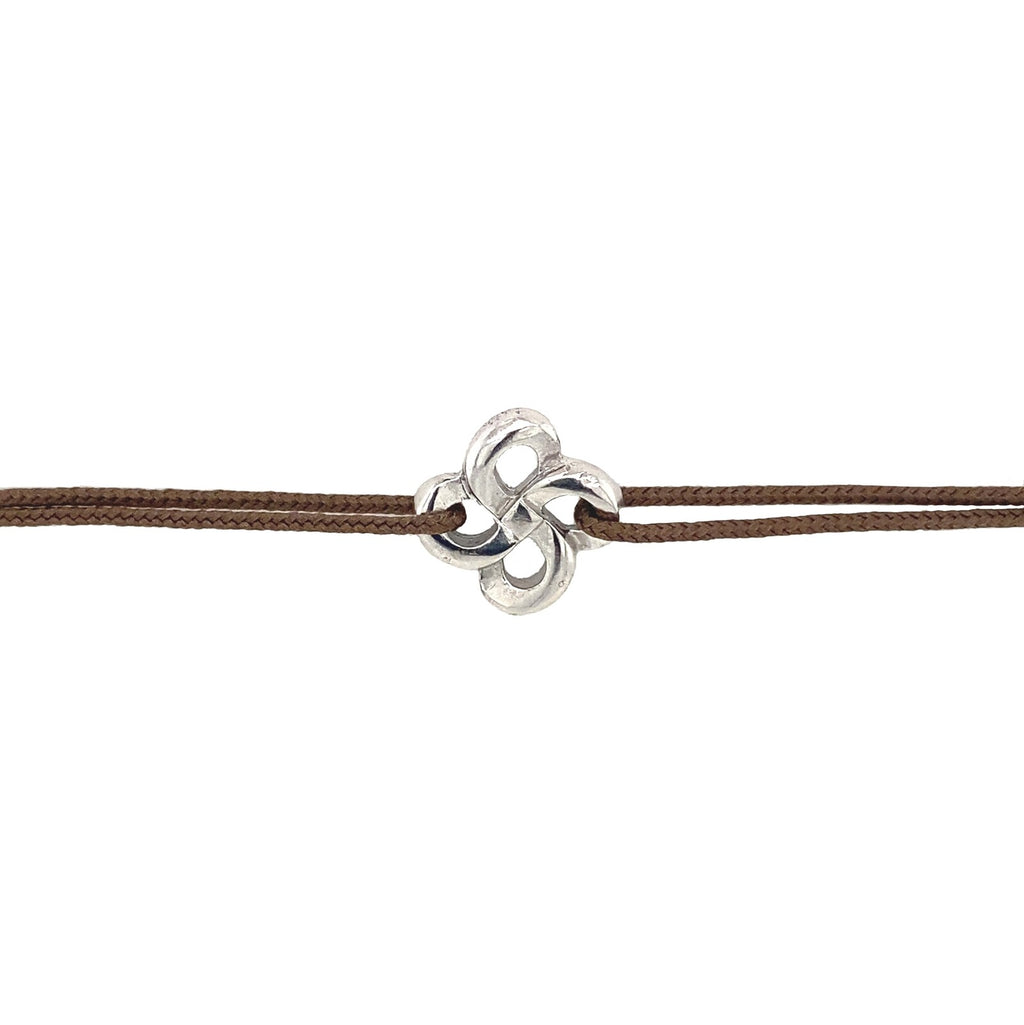 Bracelet  Cordon Zilarra Lauburu Argent
