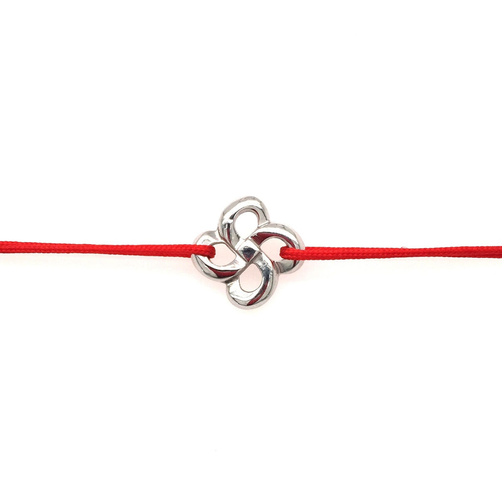 Bracelet  Cordon Zilarra Lauburu Argent