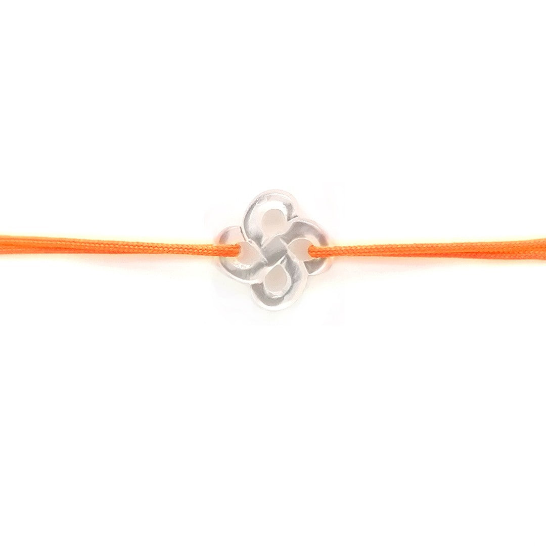 Bracelet Ilargia Nacre Blanche sur Cordon