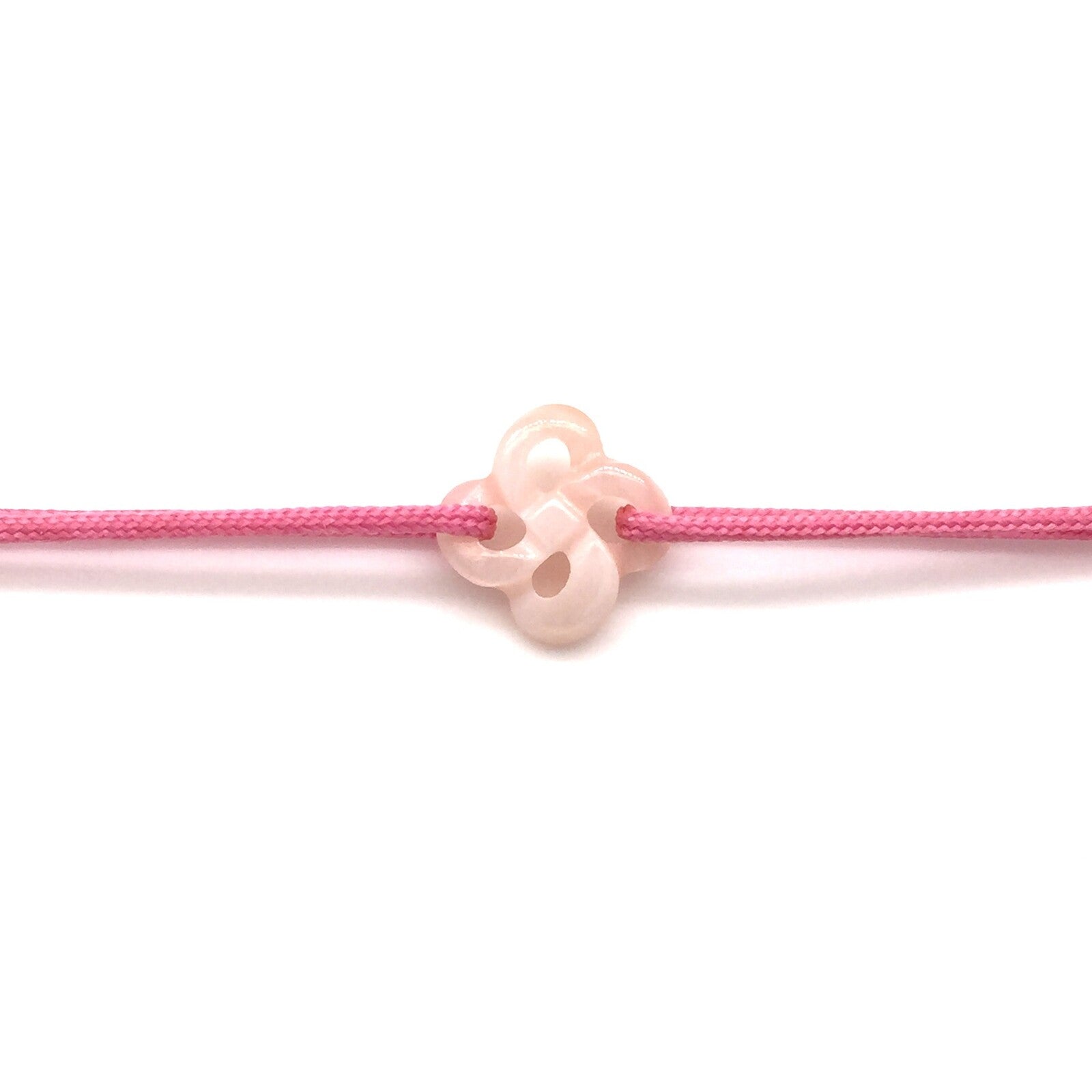 Bracelet Baby Ilargia Nacre Rose sur Cordon