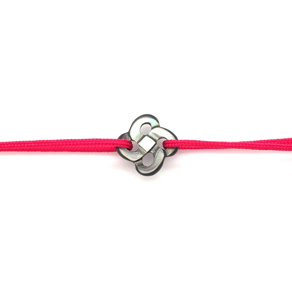 Bracelet Baby Ilargia Nacre Grise sur Cordon