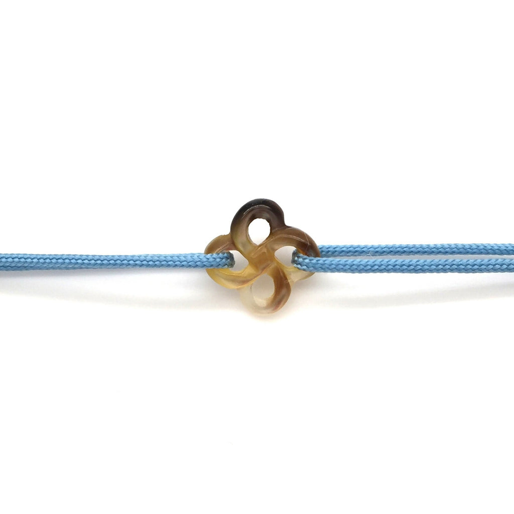 Bracelet Baby Ilargia Nacre Grise sur Cordon