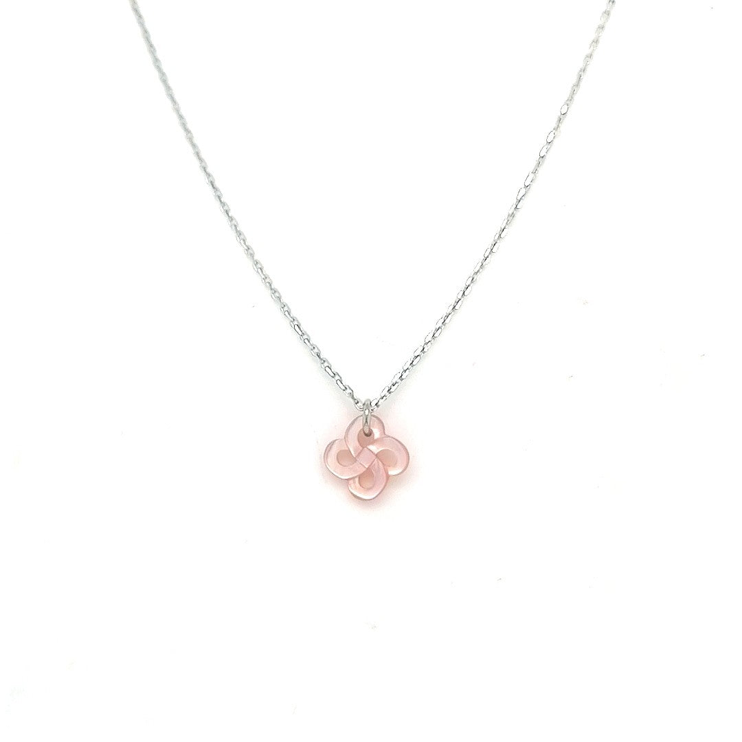 Collier Kids Ilargia Argent Nacre rose Petit modèle