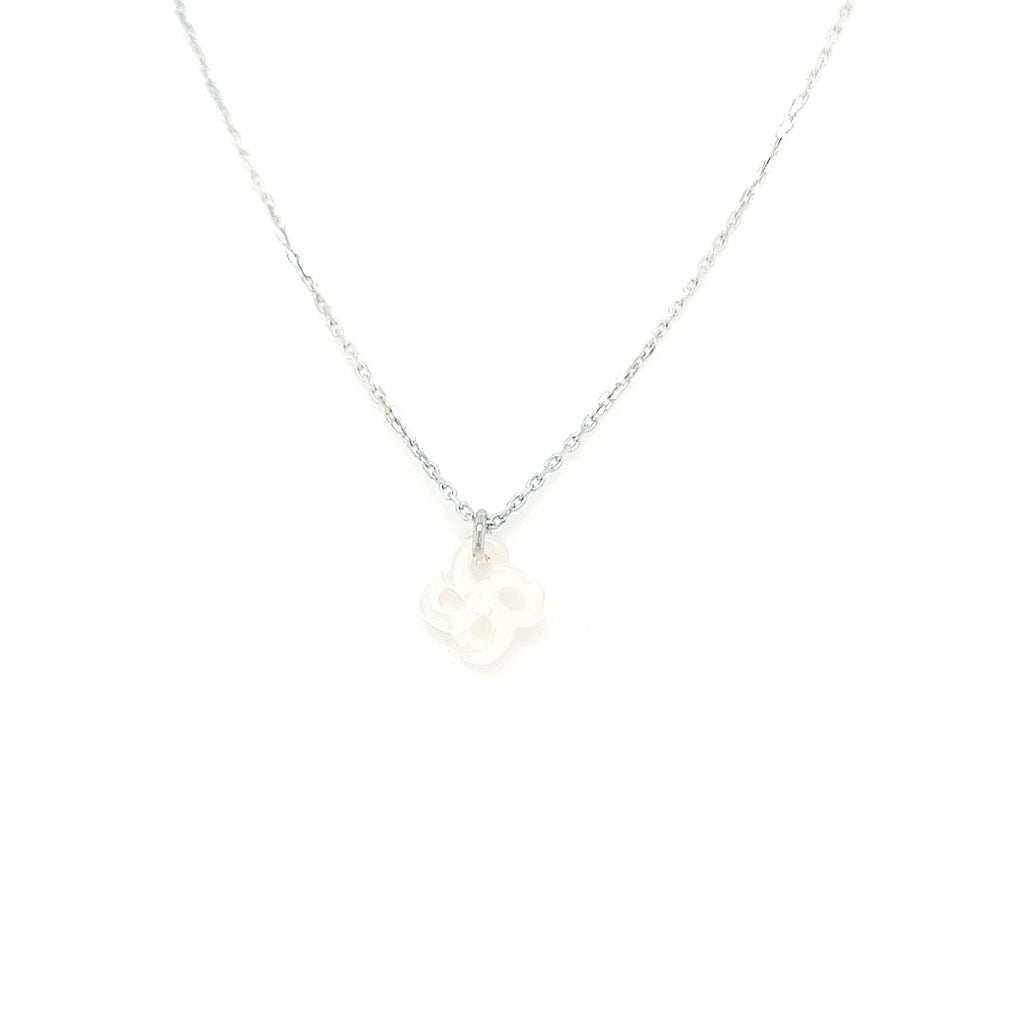 Collier Kids Ilargia Argent Nacre blanche Petit modèle