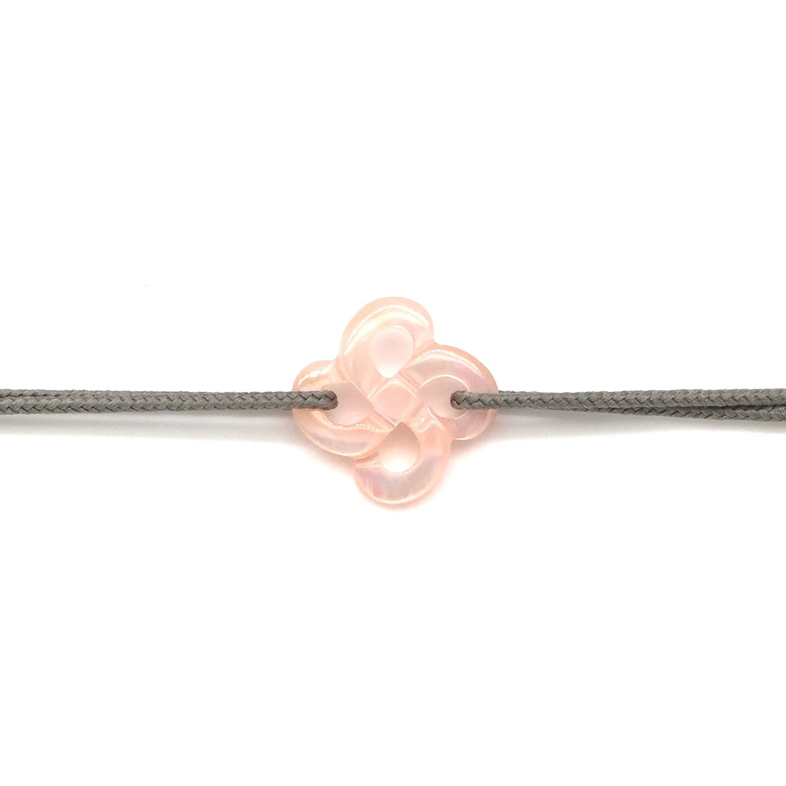Bracelet Ilargia Nacre Rose sur Cordon