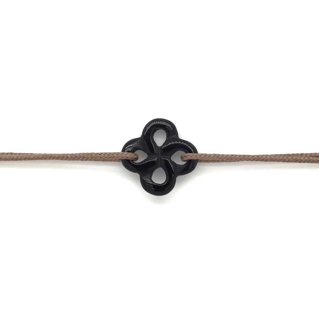 Bracelet Ilargia Onyx sur Cordon