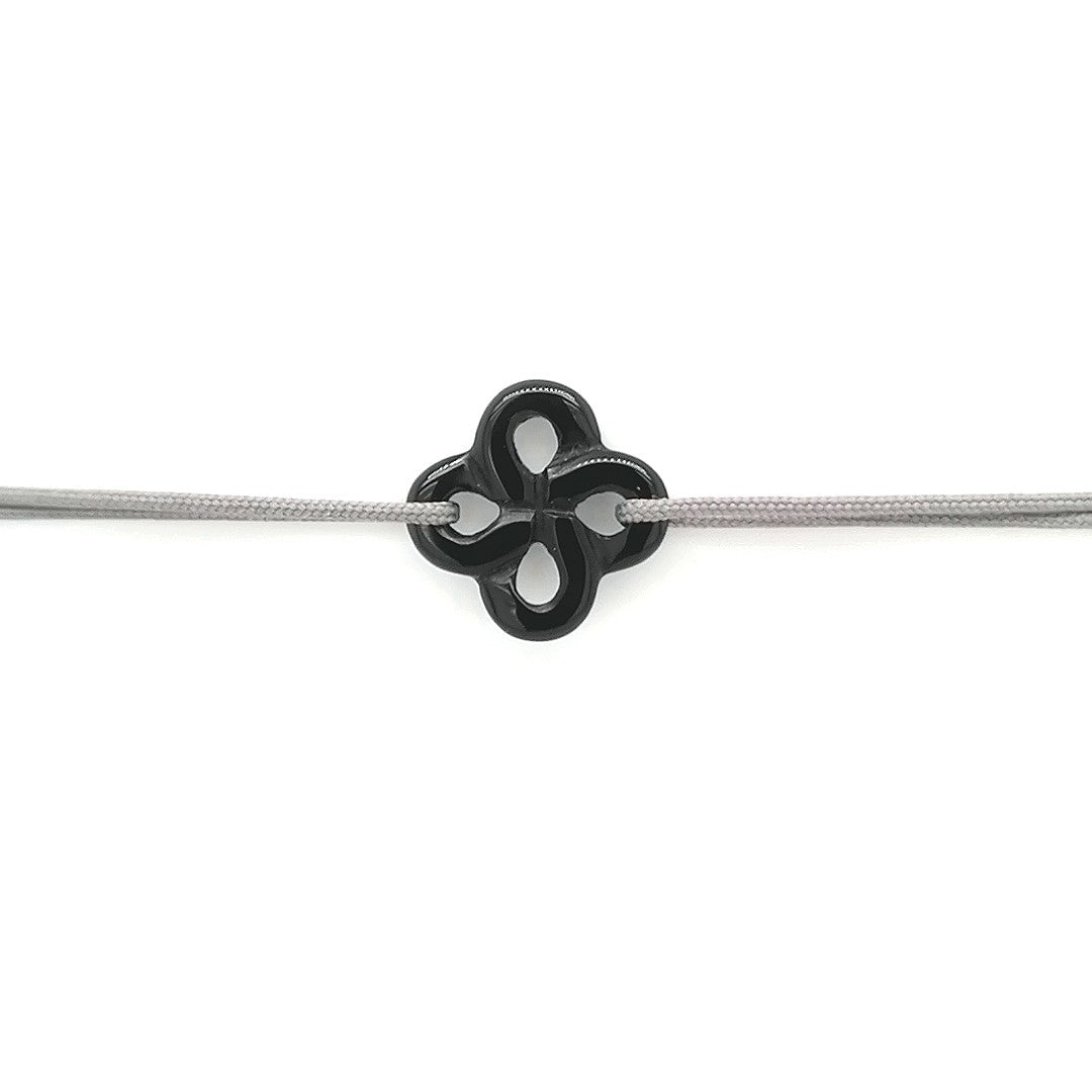 Bracelet Ilargia Onyx sur Cordon