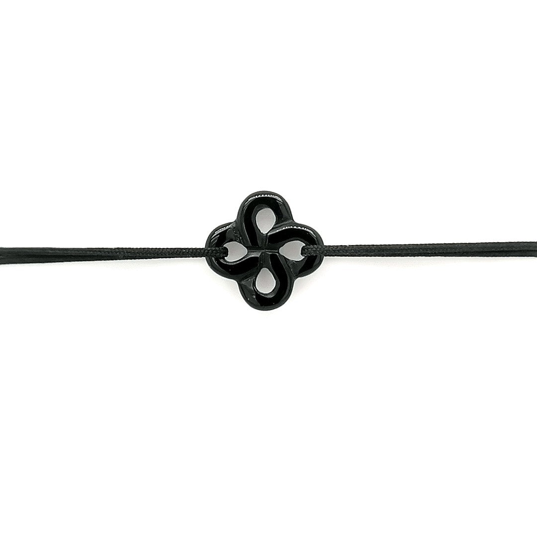 Bracelet Ilargia Onyx sur Cordon