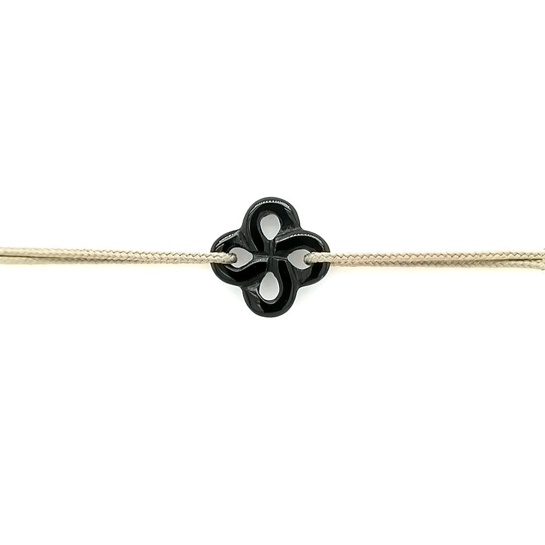 Bracelet Ilargia Onyx sur Cordon