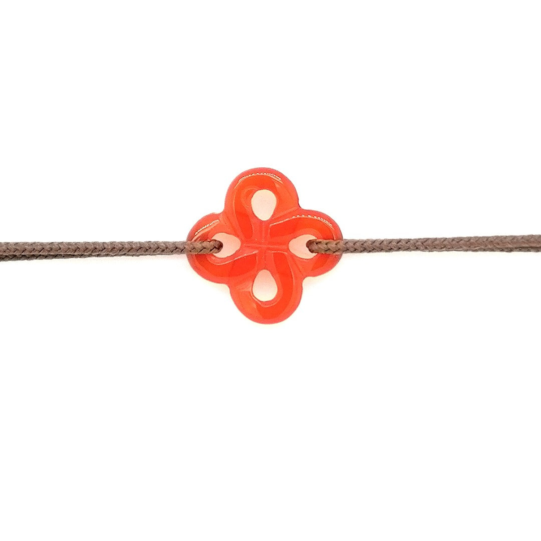 Bracelet Ilargia Cornaline sur Cordon