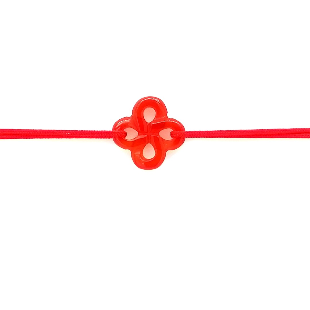 Bracelet Ilargia Cornaline sur Cordon