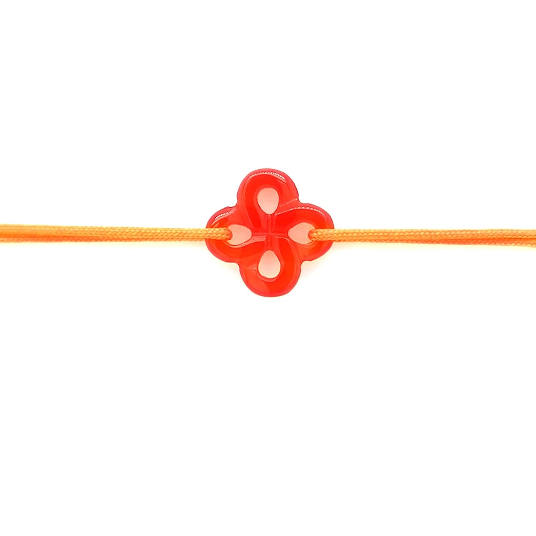 Bracelet Ilargia Cornaline sur Cordon