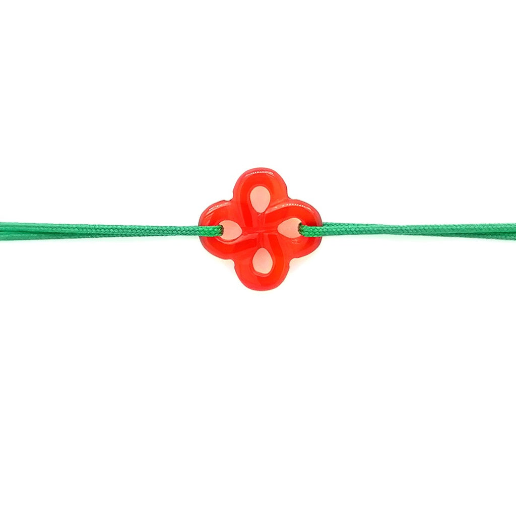 Bracelet Ilargia Cornaline sur Cordon
