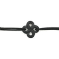 Bracelet Ilargia Lauburu Onyx Mat sur Cordon
