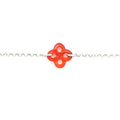 Bracelet Ilargia Argent Lauburu Ttiki Cornaline
