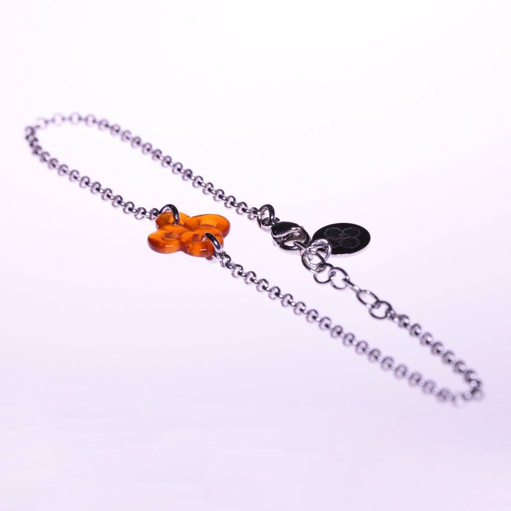 Bracelet Ilargia Argent Lauburu Ttiki Cornaline