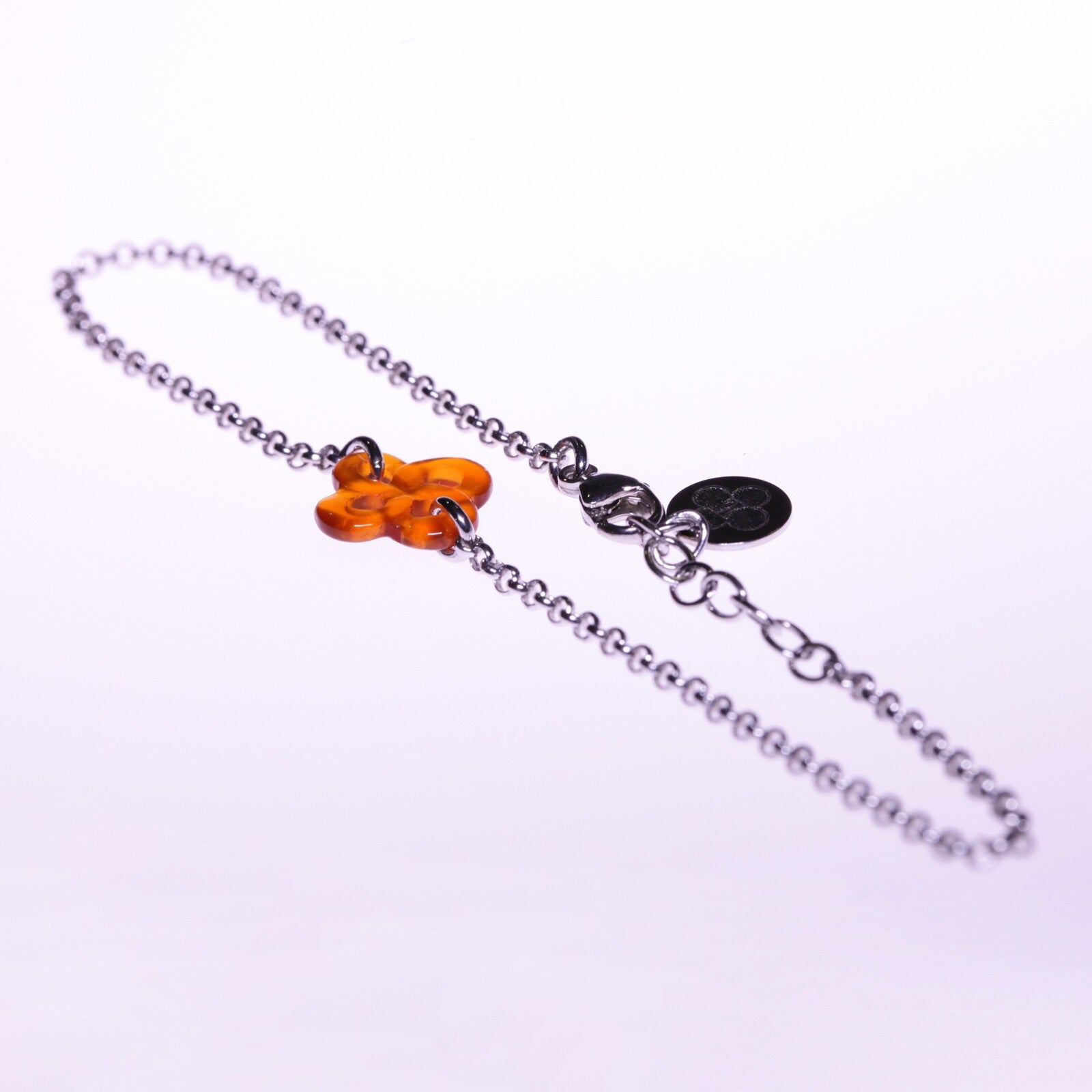 Bracelet Ilargia Argent Lauburu Ttiki Cornaline