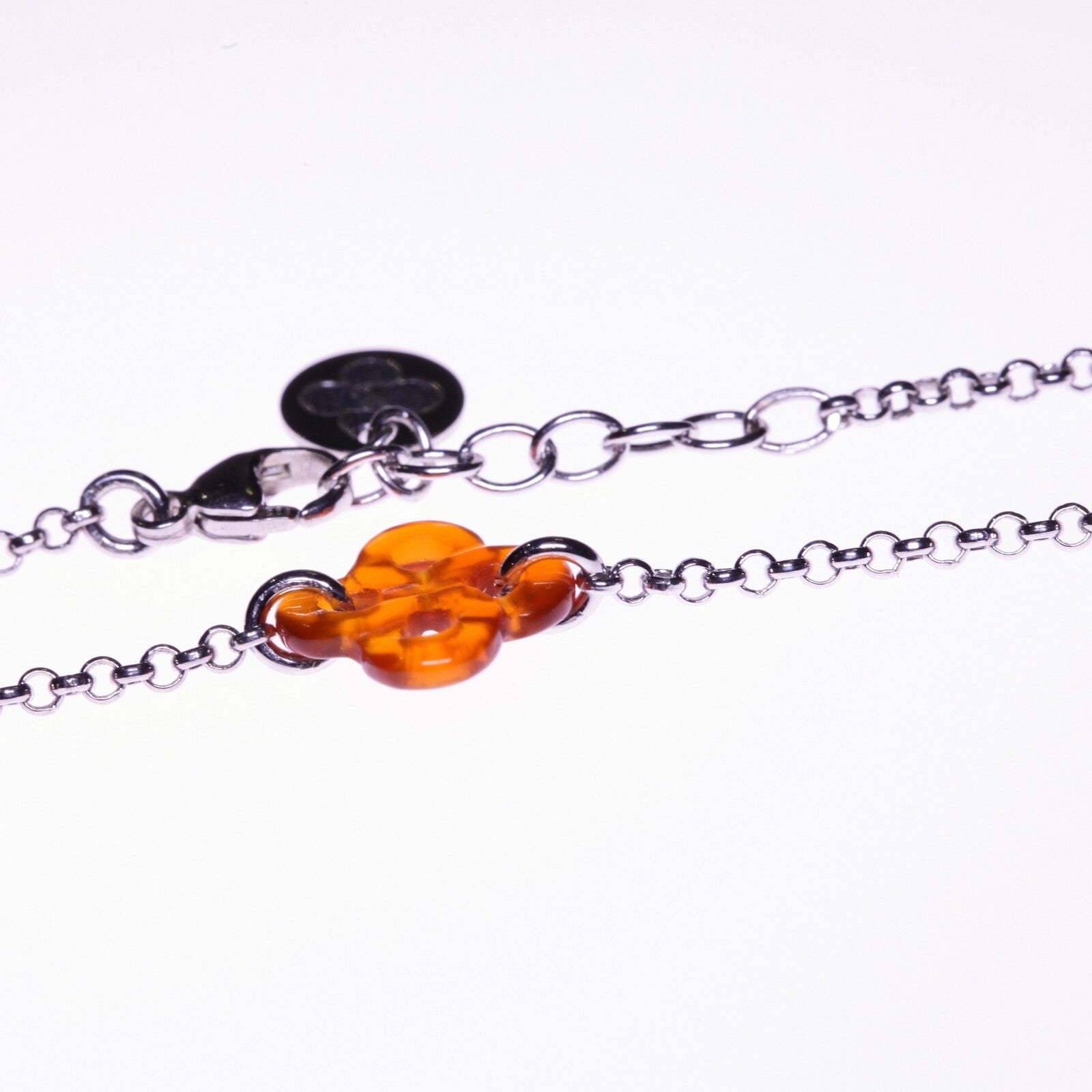 Bracelet Ilargia Argent Lauburu Ttiki Cornaline