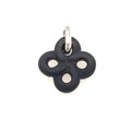 Pendentif Lauburu Onyx Mat et Argent