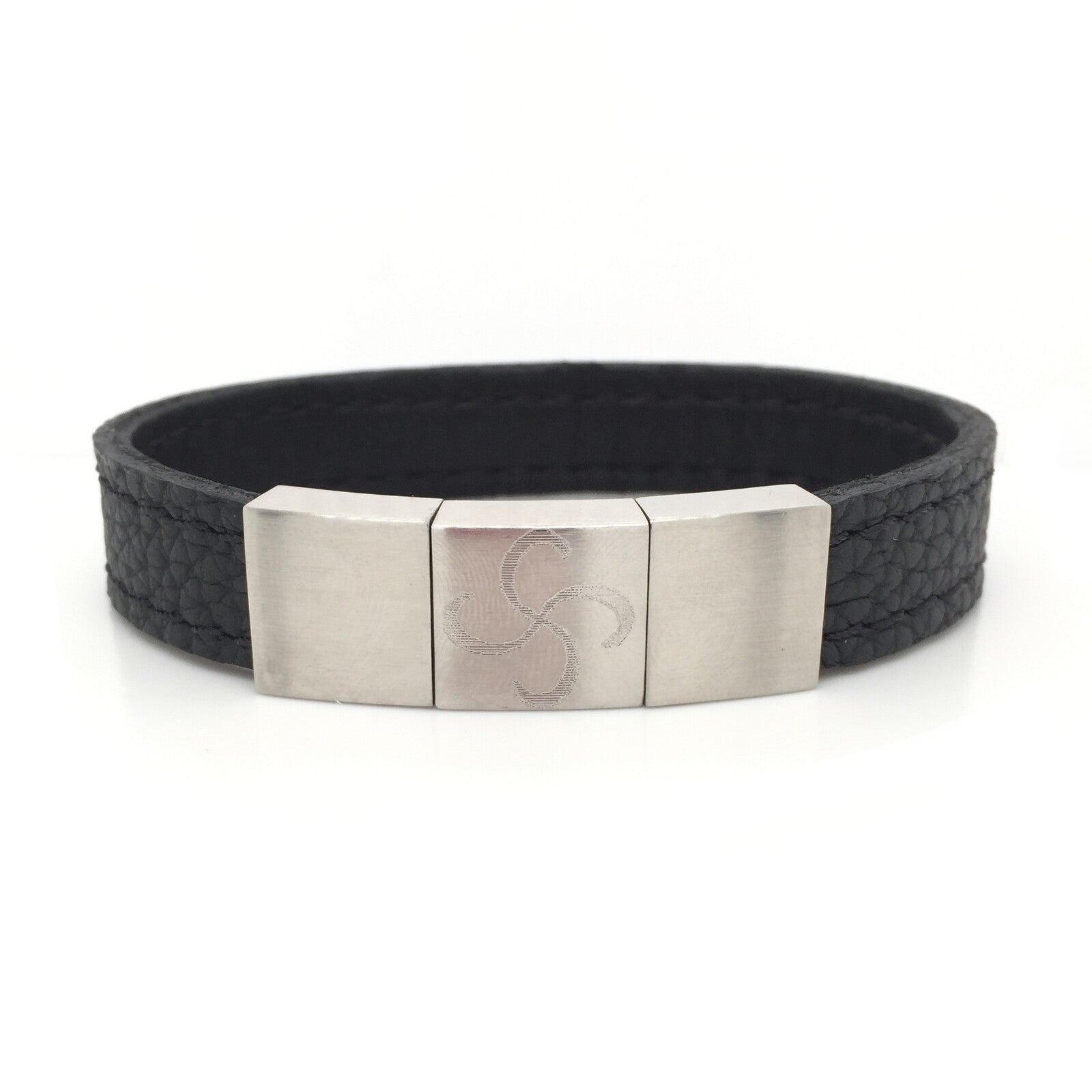 Bracelet Noir Larrua Lauburu