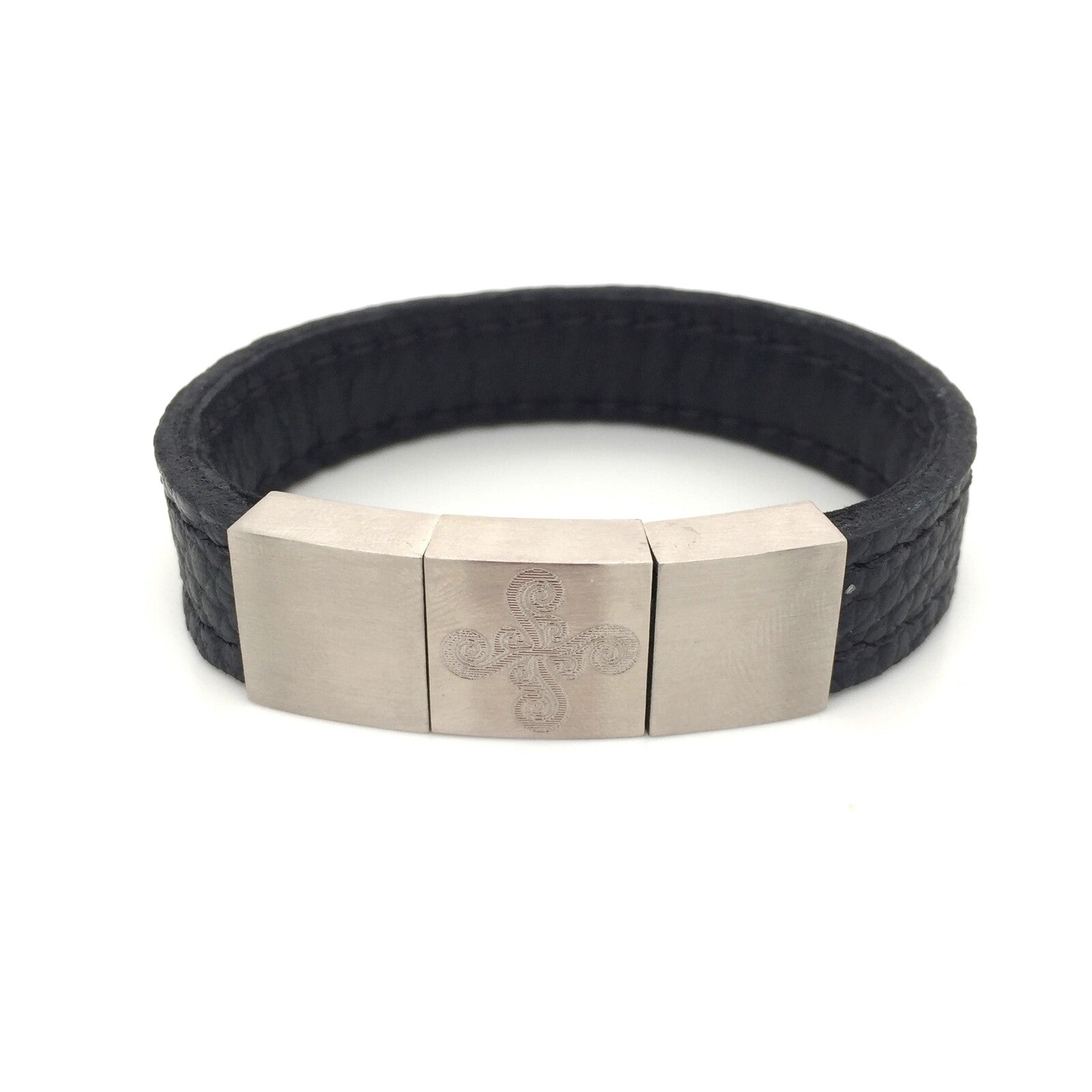 Bracelet Larrua Noir Maori