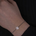 Bracelet Ilargia Argent Lauburu Ttiki Nacre blanche