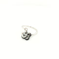 Bague Argent et Nacre grise Réglable