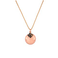 Bola Rose Lauburu Nacre grise