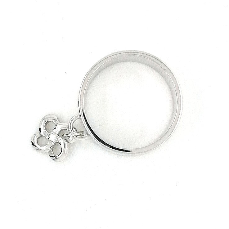 Bague zilarra Txiki Argent Lauburu Pastille
