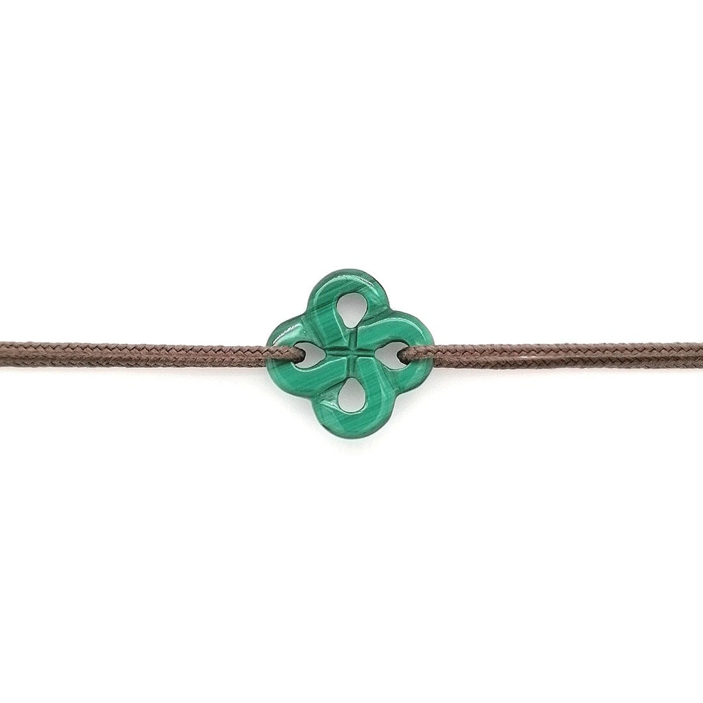 Bracelet Ilargia Malachite sur Cordon