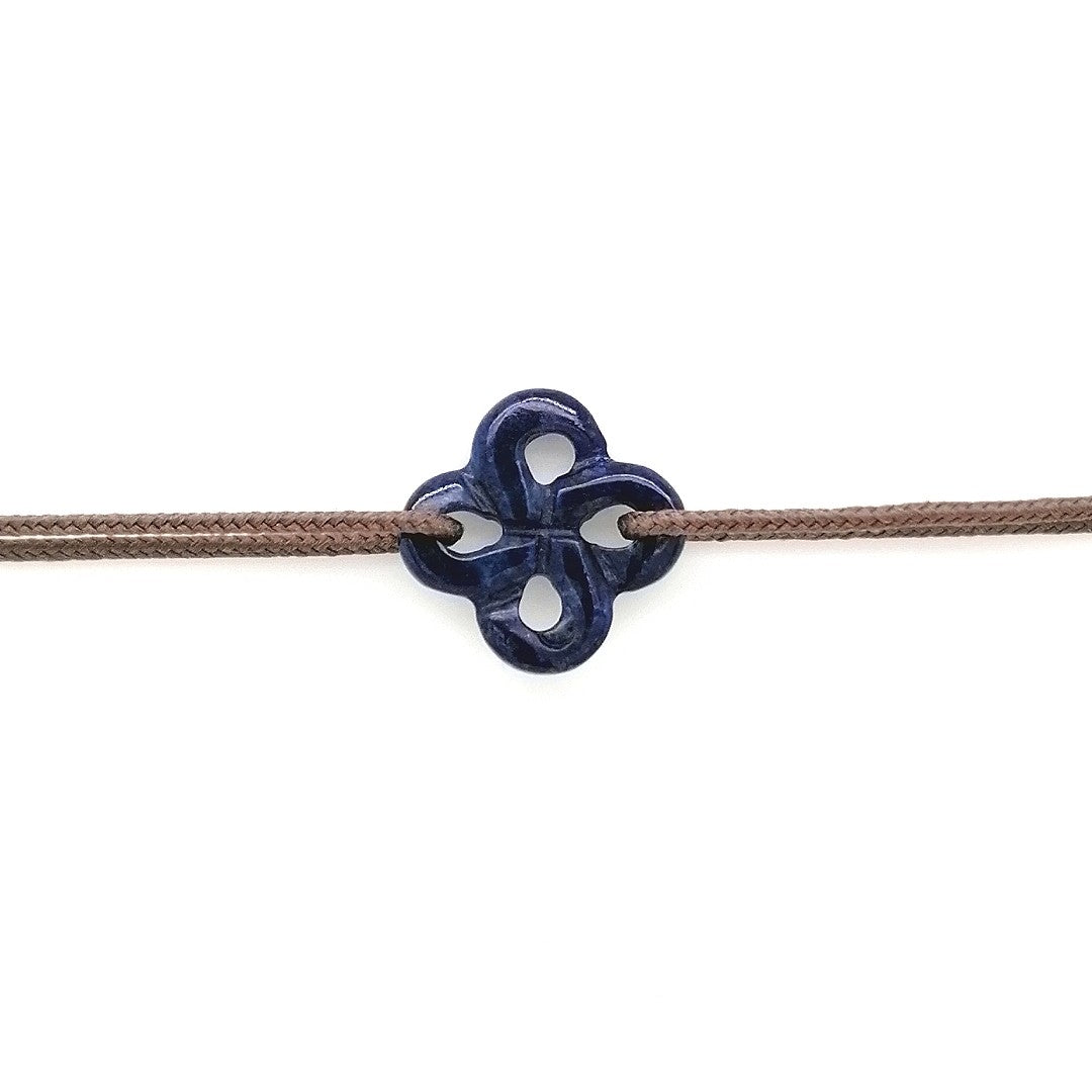 Bracelet Ilargia Lapis Lazuli sur Cordon
