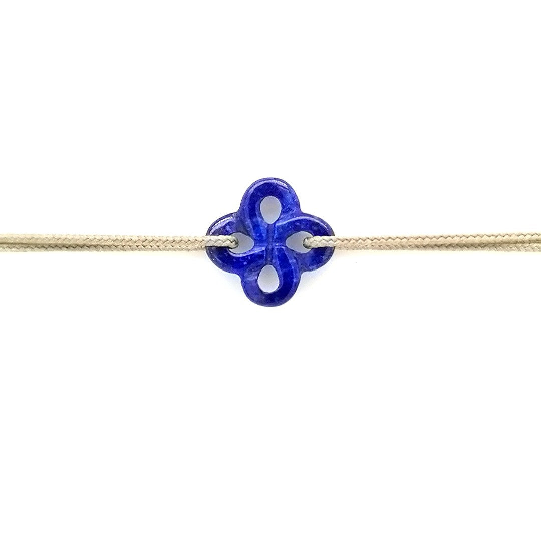 Bracelet Ilargia Lapis Lazuli sur Cordon
