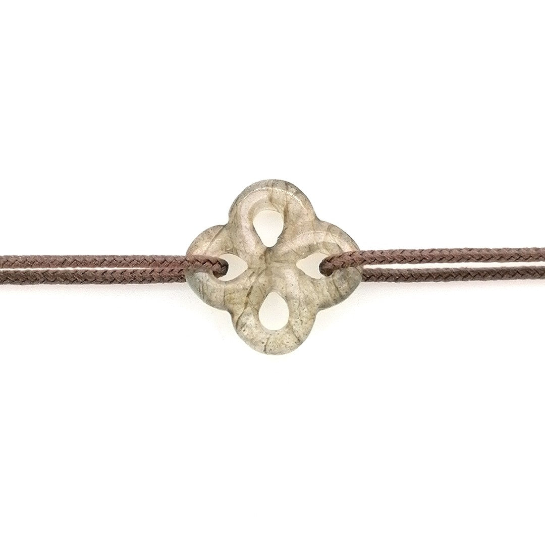 Bracelet Ilargia Labradorite sur Cordon