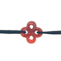 Bracelet Ilargia Homme Lauburu Cornaline sur Cordon