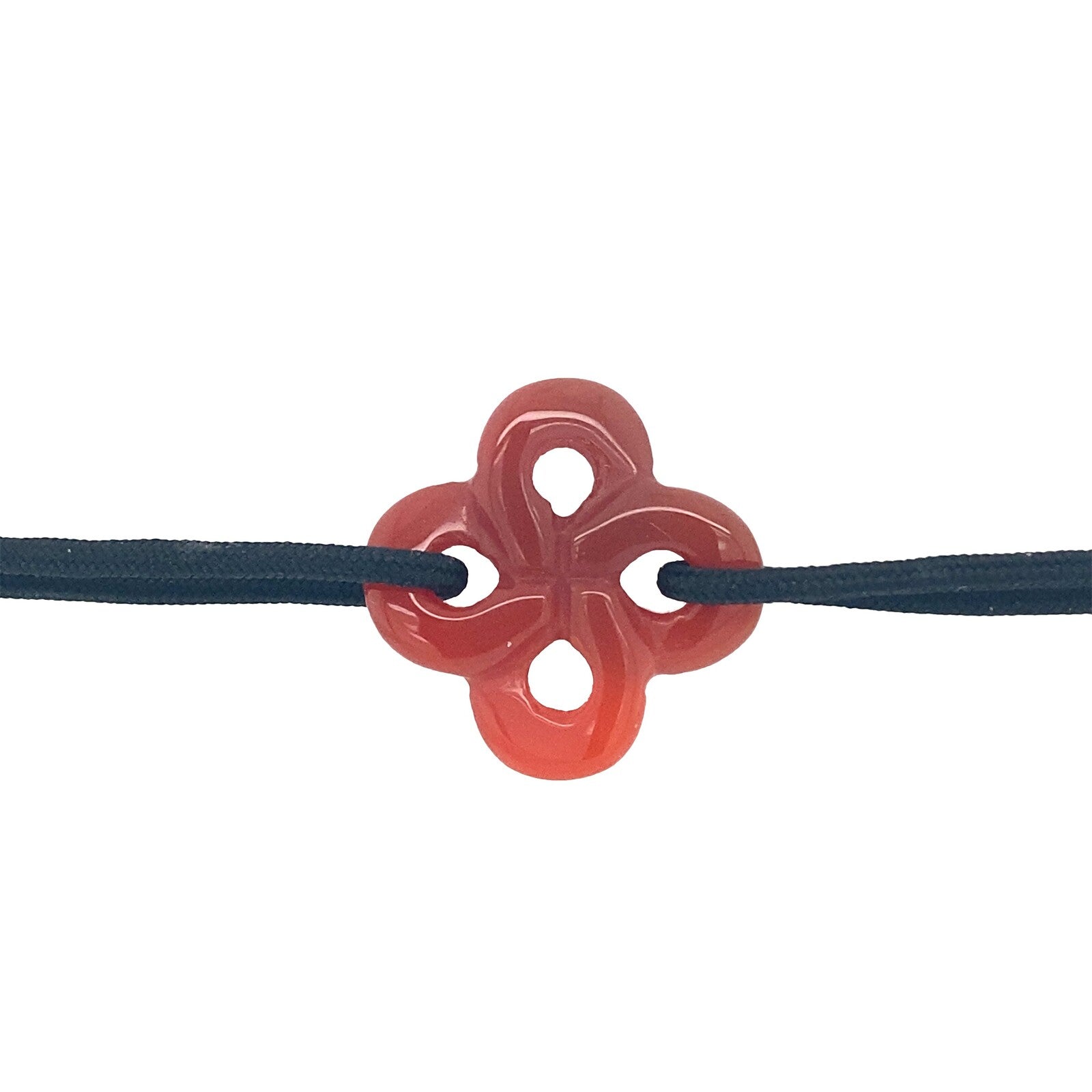 Bracelet Ilargia Homme Lauburu Cornaline sur Cordon
