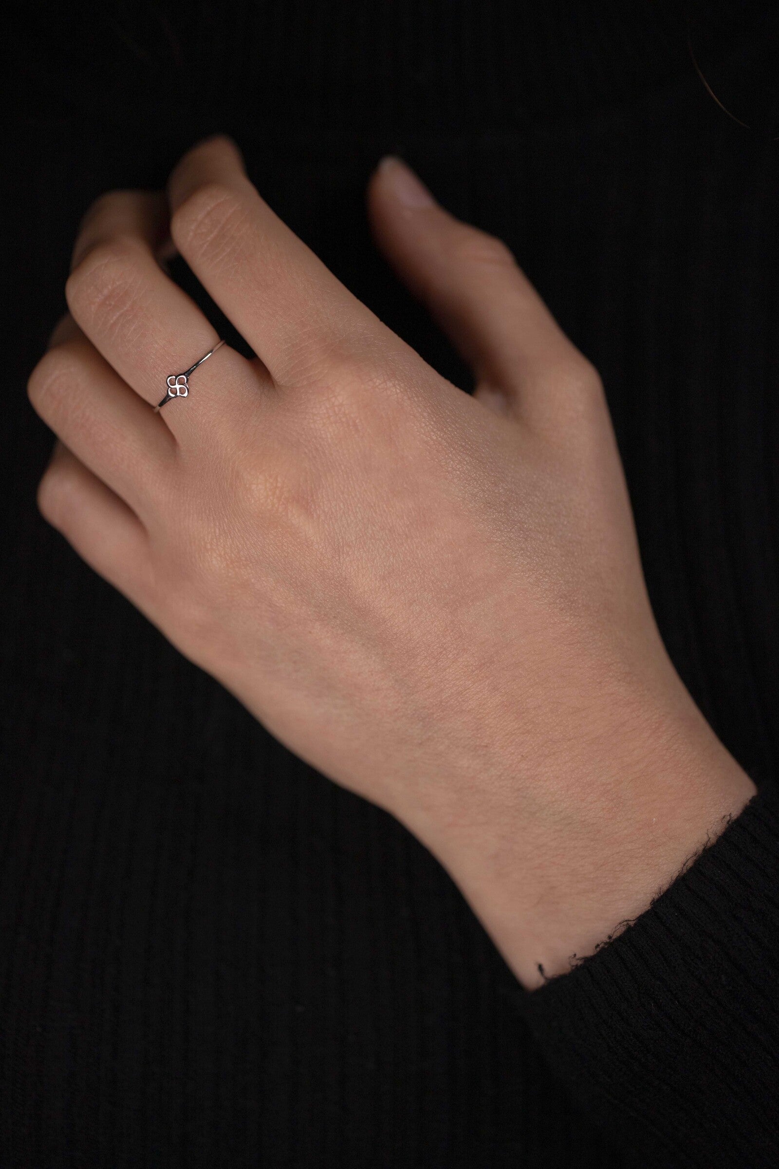 Bague  Luma Txiki Or Blanc 750