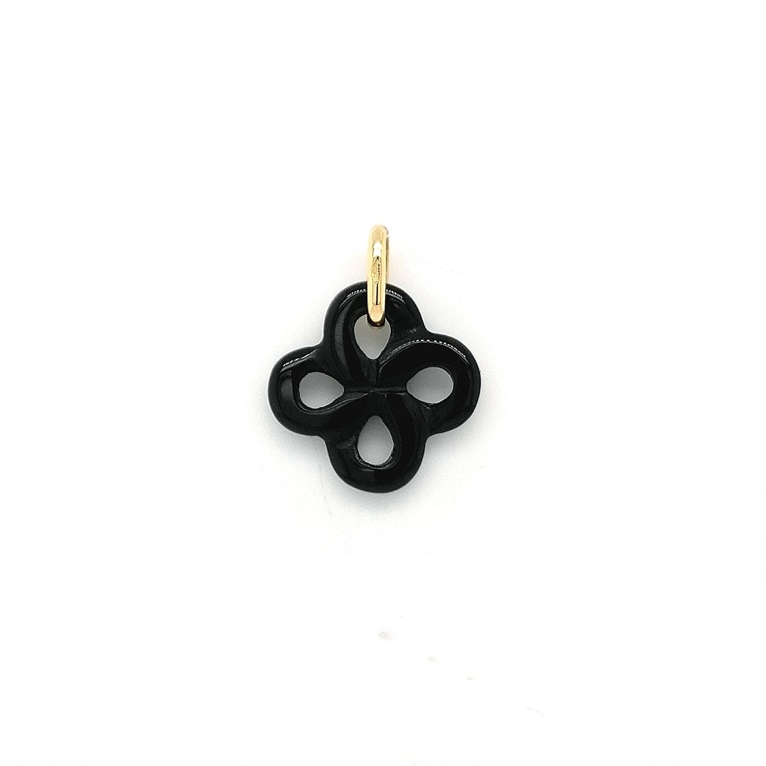 Pendentif Or Jaune Onyx