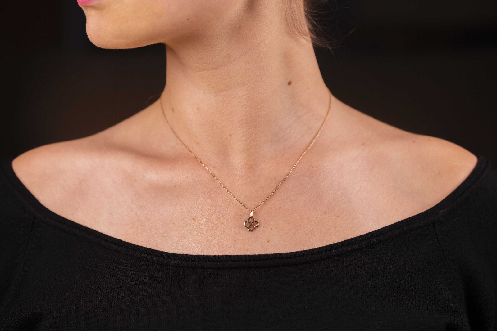 Pendentif Luma Or Rose