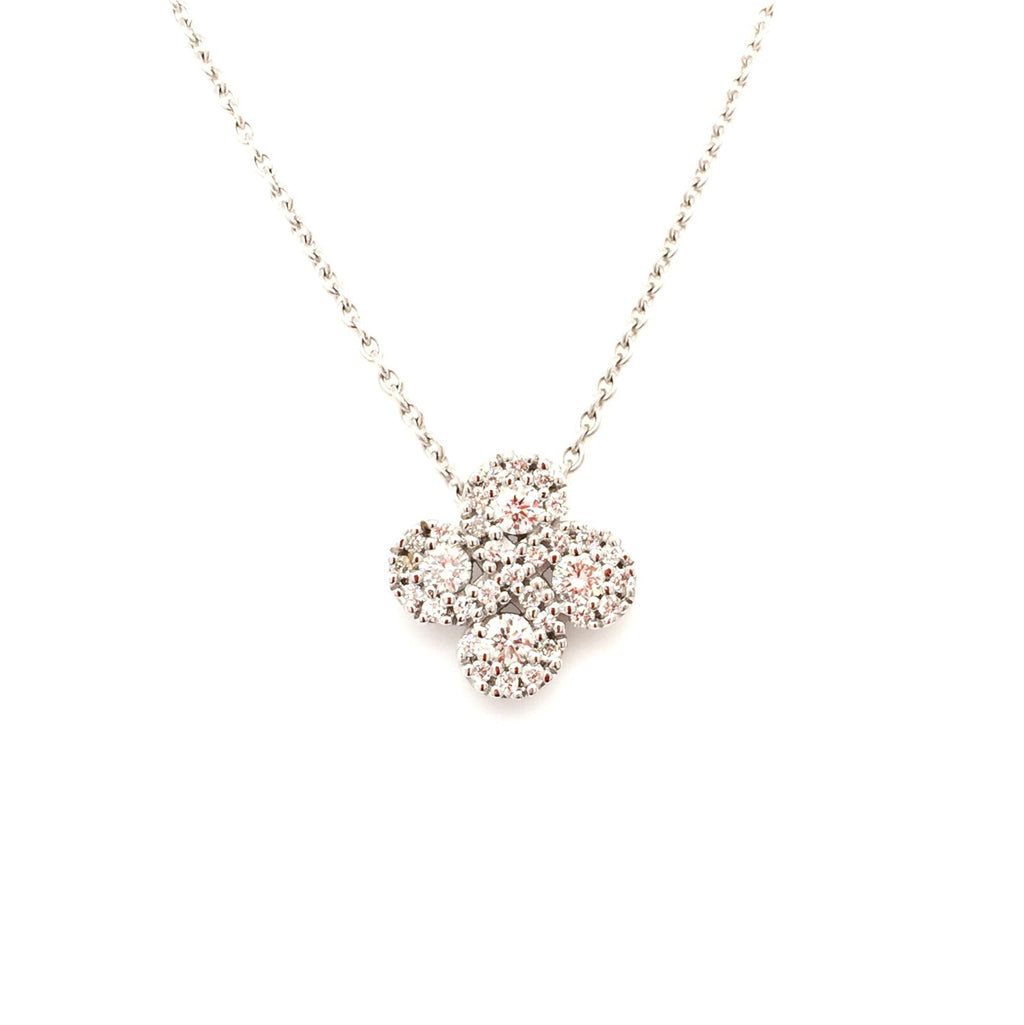 Collier Argia Diamants Or Blanc