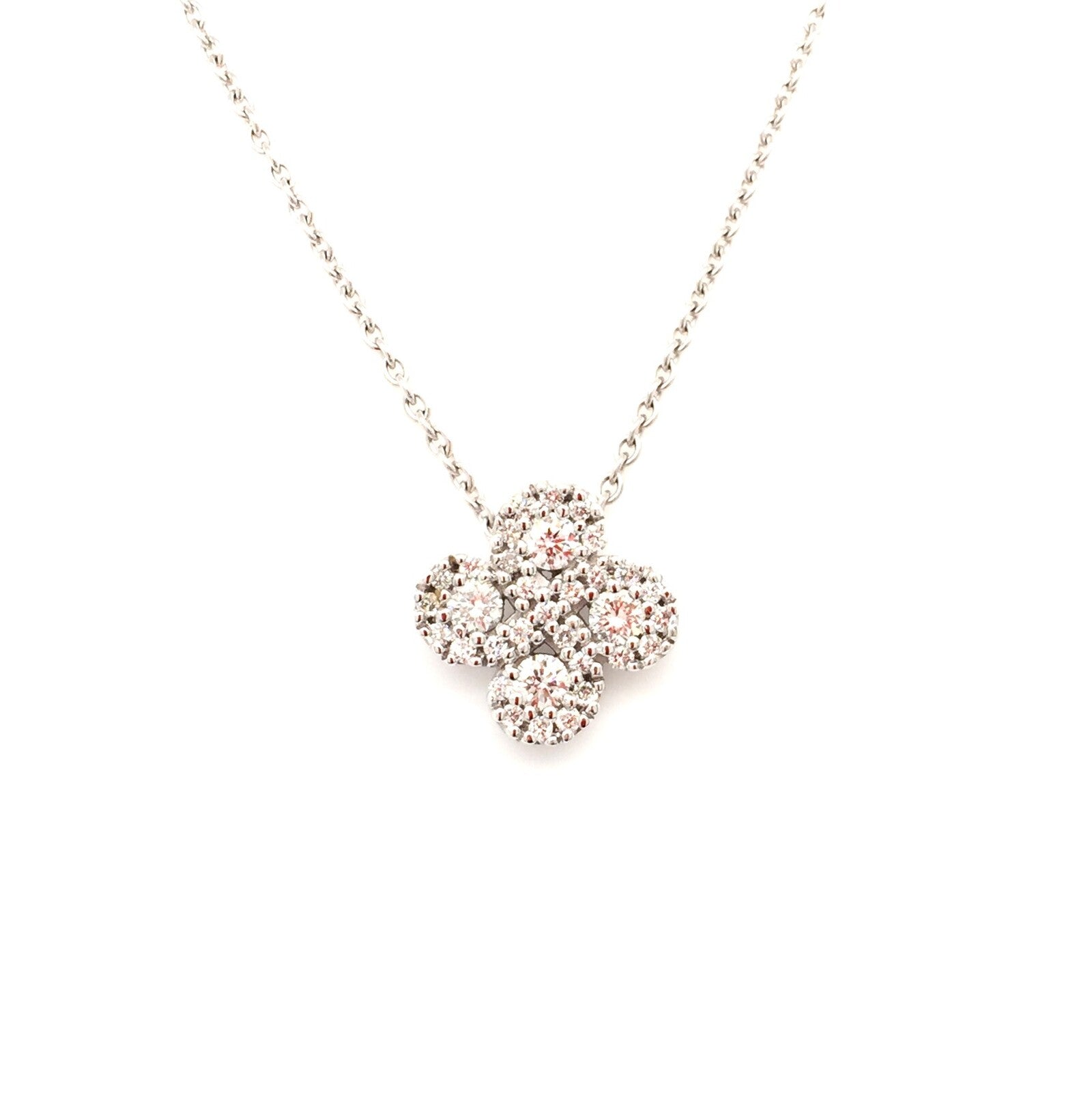 Collier Argia Diamants Or Blanc
