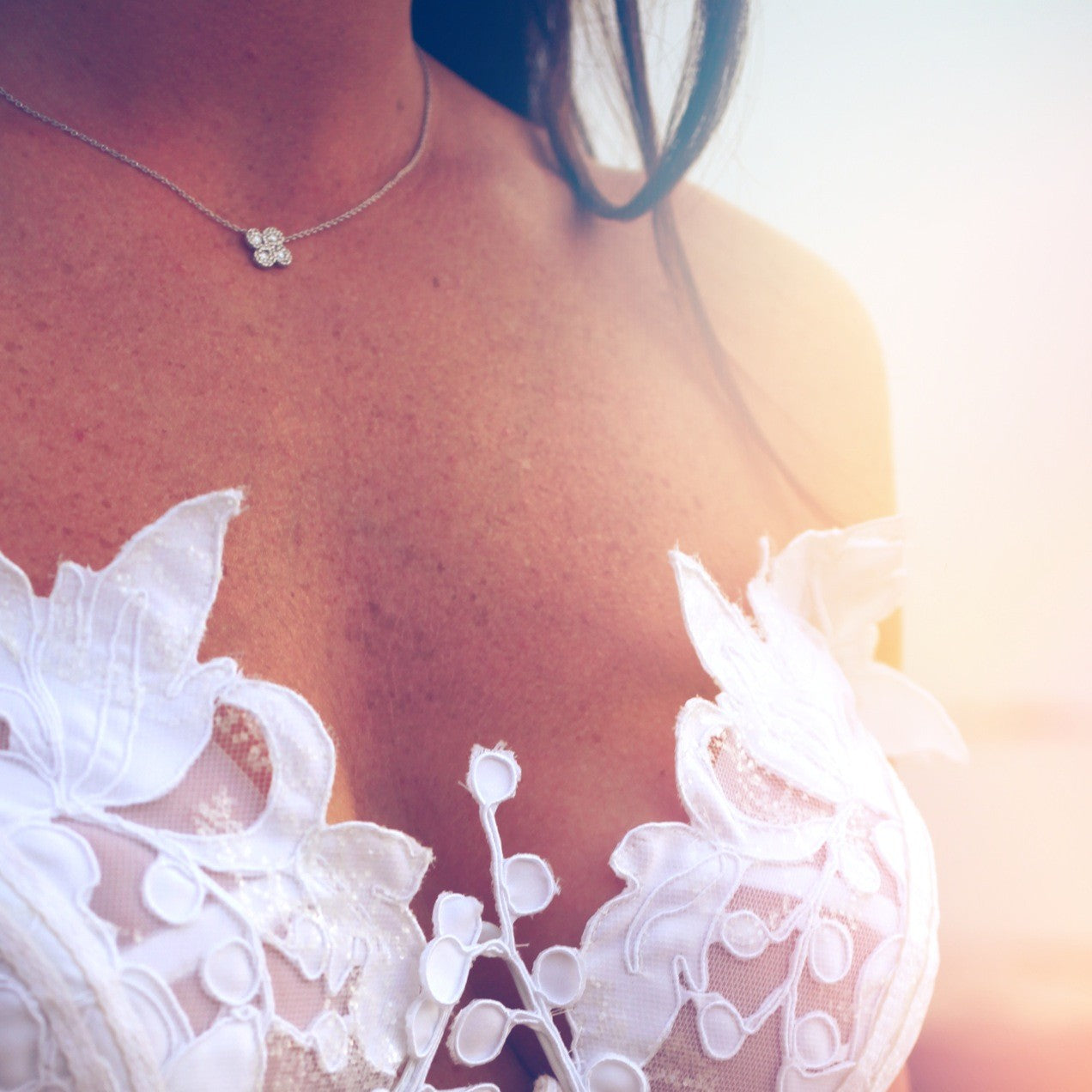 Collier Argia Diamants Or Blanc
