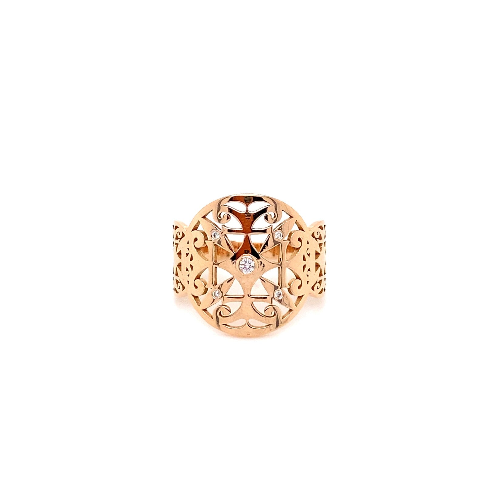 Bague 1644 Diamants et Or Rose