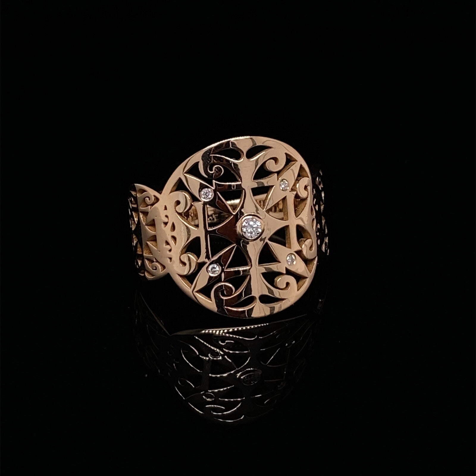 Bague 1644 Diamants et Or Rose