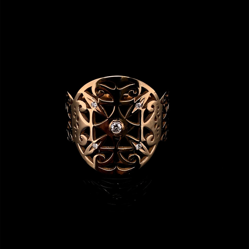 Bague 1644 Diamants et Or Rose