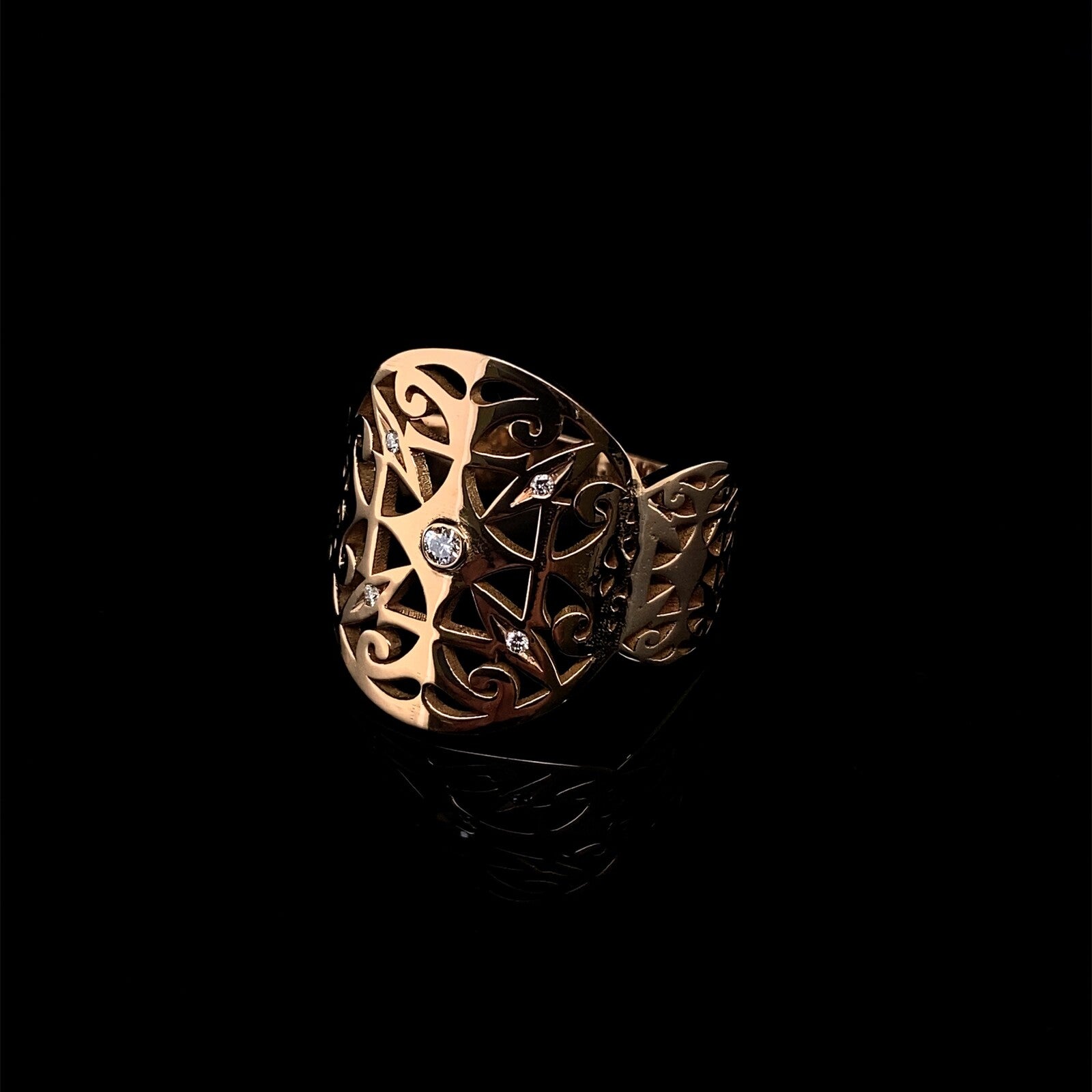 Bague 1644 Diamants et Or Rose